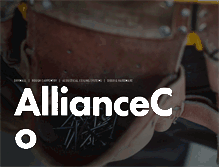 Tablet Screenshot of alliancecousa.com